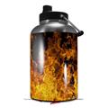 Skin Decal Wrap for 2017 RTIC One Gallon Jug Open Fire (Jug NOT INCLUDED) by WraptorSkinz