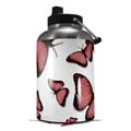 Skin Decal Wrap for 2017 RTIC One Gallon Jug Butterflies Pink (Jug NOT INCLUDED) by WraptorSkinz