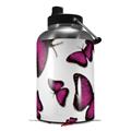 Skin Decal Wrap for 2017 RTIC One Gallon Jug Butterflies Purple (Jug NOT INCLUDED) by WraptorSkinz