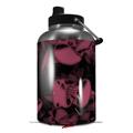 Skin Decal Wrap for 2017 RTIC One Gallon Jug Skulls Confetti Pink (Jug NOT INCLUDED) by WraptorSkinz