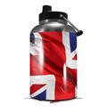 Skin Decal Wrap for 2017 RTIC One Gallon Jug Union Jack 01 (Jug NOT INCLUDED) by WraptorSkinz