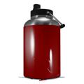 Skin Decal Wrap for 2017 RTIC One Gallon Jug Solids Collection Red Dark (Jug NOT INCLUDED) by WraptorSkinz