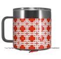 Skin Decal Wrap for Yeti Coffee Mug 14oz Boxed Red - 14 oz CUP NOT INCLUDED by WraptorSkinz