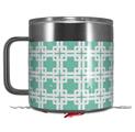 Skin Decal Wrap for Yeti Coffee Mug 14oz Boxed Seafoam Green - 14 oz CUP NOT INCLUDED by WraptorSkinz