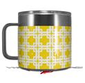 Skin Decal Wrap for Yeti Coffee Mug 14oz Boxed Yellow - 14 oz CUP NOT INCLUDED by WraptorSkinz