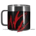 Skin Decal Wrap for Yeti Coffee Mug 14oz WraptorSkinz WZ on Black - 14 oz CUP NOT INCLUDED by WraptorSkinz