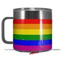 Skin Decal Wrap for Yeti Coffee Mug 14oz Rainbow Stripes - 14 oz CUP NOT INCLUDED by WraptorSkinz