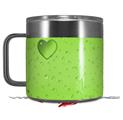 Skin Decal Wrap for Yeti Coffee Mug 14oz Raining Neon Green - 14 oz CUP NOT INCLUDED by WraptorSkinz