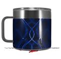 Skin Decal Wrap for Yeti Coffee Mug 14oz Abstract 01 Blue - 14 oz CUP NOT INCLUDED by WraptorSkinz