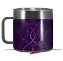 Skin Decal Wrap for Yeti Coffee Mug 14oz Abstract 01 Purple - 14 oz CUP NOT INCLUDED by WraptorSkinz