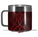 Skin Decal Wrap for Yeti Coffee Mug 14oz Abstract 01 Red - 14 oz CUP NOT INCLUDED by WraptorSkinz