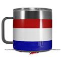 Skin Decal Wrap for Yeti Coffee Mug 14oz Red White and Blue - 14 oz CUP NOT INCLUDED by WraptorSkinz