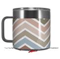 Skin Decal Wrap for Yeti Coffee Mug 14oz Zig Zag Colors 03 - 14 oz CUP NOT INCLUDED by WraptorSkinz