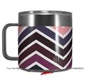 Skin Decal Wrap for Yeti Coffee Mug 14oz Zig Zag Colors 02 - 14 oz CUP NOT INCLUDED by WraptorSkinz