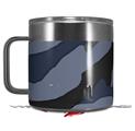 Skin Decal Wrap for Yeti Coffee Mug 14oz Camouflage Blue - 14 oz CUP NOT INCLUDED by WraptorSkinz