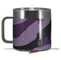 Skin Decal Wrap for Yeti Coffee Mug 14oz Camouflage Purple - 14 oz CUP NOT INCLUDED by WraptorSkinz