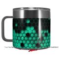 Skin Decal Wrap for Yeti Coffee Mug 14oz HEX Seafoan Green - 14 oz CUP NOT INCLUDED by WraptorSkinz