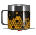 Skin Decal Wrap for Yeti Coffee Mug 14oz HEX Yellow - 14 oz CUP NOT INCLUDED by WraptorSkinz
