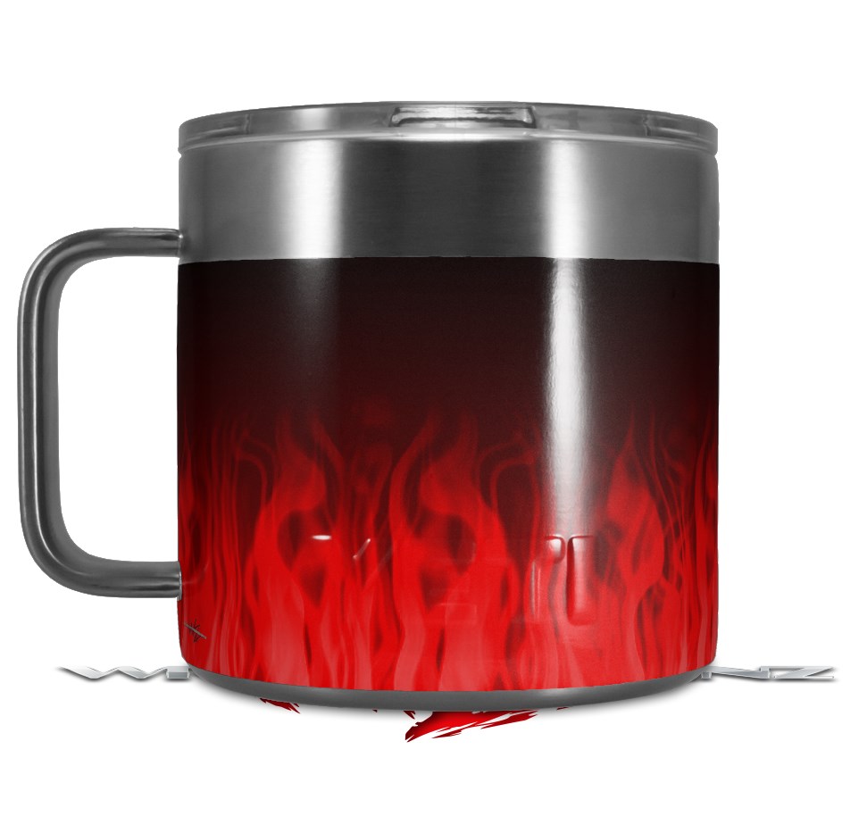 Yeti Rambler Coffee Mug 14oz Fire Red