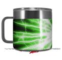 Skin Decal Wrap for Yeti Coffee Mug 14oz Lightning Green - 14 oz CUP NOT INCLUDED by WraptorSkinz