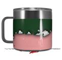 Skin Decal Wrap for Yeti Coffee Mug 14oz Ripped Colors Green Pink - 14 oz CUP NOT INCLUDED by WraptorSkinz