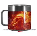 Skin Decal Wrap for Yeti Coffee Mug 14oz Fire Flower - 14 oz CUP NOT INCLUDED by WraptorSkinz