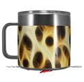 Skin Decal Wrap for Yeti Coffee Mug 14oz Fractal Fur Leopard - 14 oz CUP NOT INCLUDED by WraptorSkinz
