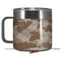 Skin Decal Wrap for Yeti Coffee Mug 14oz WraptorCamo Digital Camo Desert - 14 oz CUP NOT INCLUDED by WraptorSkinz