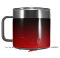 Skin Decal Wrap for Yeti Coffee Mug 14oz Smooth Fades Red Black - 14 oz CUP NOT INCLUDED by WraptorSkinz
