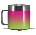 Skin Decal Wrap for Yeti Coffee Mug 14oz Smooth Fades Neon Green Hot Pink - 14 oz CUP NOT INCLUDED by WraptorSkinz