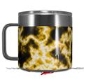 Skin Decal Wrap for Yeti Coffee Mug 14oz Electrify Yellow - 14 oz CUP NOT INCLUDED by WraptorSkinz
