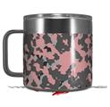 Skin Decal Wrap for Yeti Coffee Mug 14oz WraptorCamo Old School Camouflage Camo Pink - 14 oz CUP NOT INCLUDED by WraptorSkinz