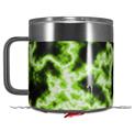 Skin Decal Wrap for Yeti Coffee Mug 14oz Electrify Green - 14 oz CUP NOT INCLUDED by WraptorSkinz
