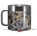 Skin Decal Wrap for Yeti Coffee Mug 14oz Marble Granite 01 Speckled - 14 oz CUP NOT INCLUDED by WraptorSkinz