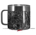 Skin Decal Wrap for Yeti Coffee Mug 14oz Marble Granite 06 Black Gray - 14 oz CUP NOT INCLUDED by WraptorSkinz