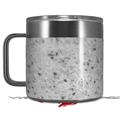 Skin Decal Wrap for Yeti Coffee Mug 14oz Marble Granite 10 Speckled Black White - 14 oz CUP NOT INCLUDED by WraptorSkinz