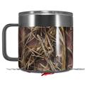 Skin Decal Wrap for Yeti Coffee Mug 14oz WraptorCamo Grassy Marsh Camo Pink - 14 oz CUP NOT INCLUDED by WraptorSkinz