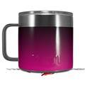 Skin Decal Wrap compatible with Yeti Coffee Mug 14oz Smooth Fades Hot Pink Black - 14 oz CUP NOT INCLUDED by WraptorSkinz
