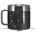 Skin Decal Wrap for Yeti Coffee Mug 14oz Stardust Black - 14 oz CUP NOT INCLUDED by WraptorSkinz