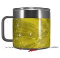 Skin Decal Wrap for Yeti Coffee Mug 14oz Stardust Yellow - 14 oz CUP NOT INCLUDED by WraptorSkinz