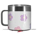 Skin Decal Wrap for Yeti Coffee Mug 14oz Pastel Flowers - 14 oz CUP NOT INCLUDED by WraptorSkinz