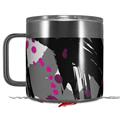 Skin Decal Wrap for Yeti Coffee Mug 14oz Abstract 02 Pink - 14 oz CUP NOT INCLUDED by WraptorSkinz