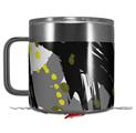 Skin Decal Wrap for Yeti Coffee Mug 14oz Abstract 02 Yellow - 14 oz CUP NOT INCLUDED by WraptorSkinz