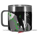 Skin Decal Wrap for Yeti Coffee Mug 14oz Abstract 02 Green - 14 oz CUP NOT INCLUDED by WraptorSkinz