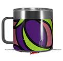 Skin Decal Wrap for Yeti Coffee Mug 14oz Crazy Dots 01 - 14 oz CUP NOT INCLUDED by WraptorSkinz