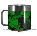 Skin Decal Wrap for Yeti Coffee Mug 14oz St Patricks Clover Confetti - 14 oz CUP NOT INCLUDED by WraptorSkinz