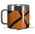 Skin Decal Wrap for Yeti Coffee Mug 14oz Basketball - 14 oz CUP NOT INCLUDED by WraptorSkinz