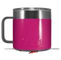 Skin Decal Wrap for Yeti Coffee Mug 14oz Solids Collection Fushia - 14 oz CUP NOT INCLUDED by WraptorSkinz