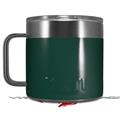 Skin Decal Wrap for Yeti Coffee Mug 14oz Solids Collection Hunter Green - 14 oz CUP NOT INCLUDED by WraptorSkinz