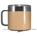 Skin Decal Wrap for Yeti Coffee Mug 14oz Solids Collection Peach - 14 oz CUP NOT INCLUDED by WraptorSkinz